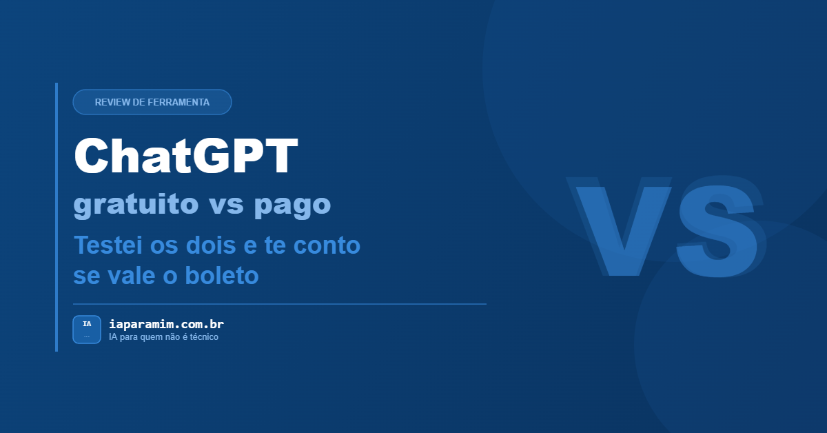 ChatGPT gratuito vs Claude: testei os dois e te conto qual eu prefiro